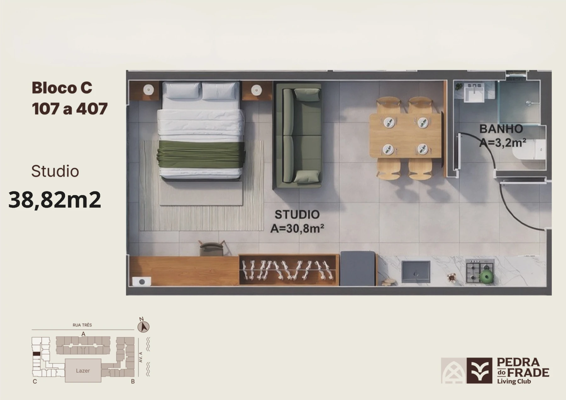 Planta do apartamento